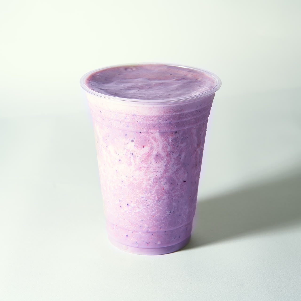 Blueberry Peach Protein Cobbler Smoothie